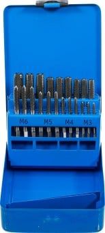 Thread Cutter Set 21-piece Tap Set, HSS, M3-M12