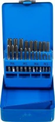 Thread Cutter Set 21-piece Tap Set, HSS, M3-M12