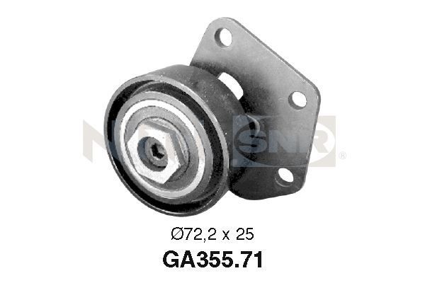 Tensioner Pulley, V-ribbed belt Renault