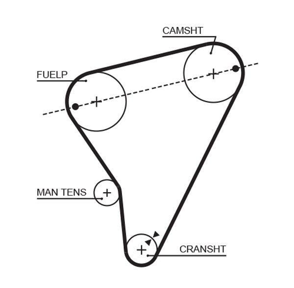 Timing Belt Vauxhall Magnum