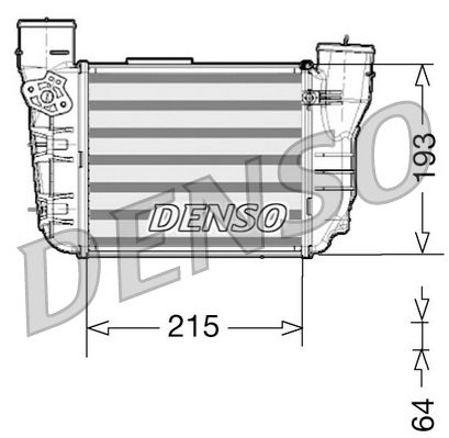 Charge Air Cooler AUDI A4 II 1.8T PLUS (LEFT)