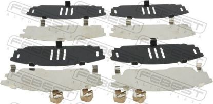 Anti-Squeal Foil, brake pad (back plate) TOYOTA 04945-12110