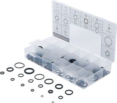 Assortment, O-rings 225-piece O-Ring Assortment, 3-22 mm Ø