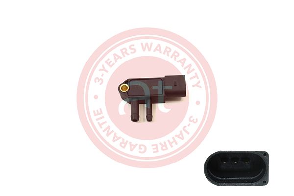 Sensor, exhaust pressure VAG A4, A5, A6, A7, A8, Q5, Q7, Passat, Sharan