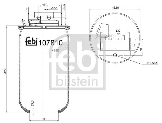 Bellow, air suspension Iveco 5 0004 2598