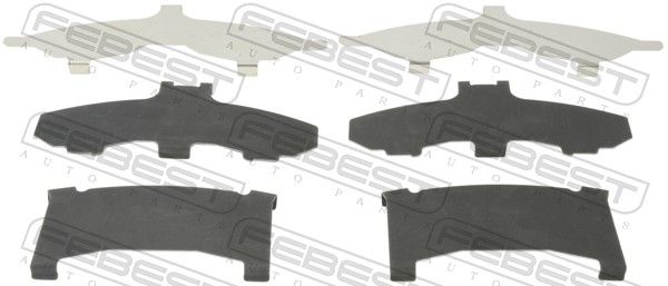 Anti-Squeal Foil, brake pad (back plate) MITSUBISHI 4605A383