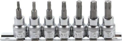 Socket Wrench Set 7-piece Bit Socket Set, T-STAR, 3/8"