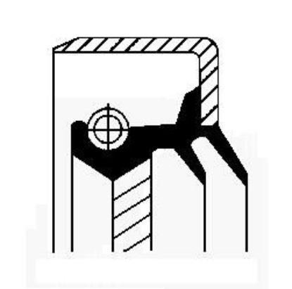 Shaft Seal, differential MAN 06562890293