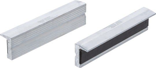 Jaw Pads, vice 2-piece Bench Vise Jaw Protector, Aluminium, 125 m