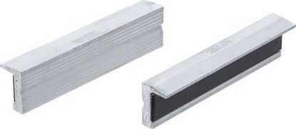 Jaw Pads, vice 2-piece Bench Vise Jaw Protector, Aluminium, 125 m