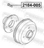 Wheel Stud FORD 6586310, MAZDA G211-33-062