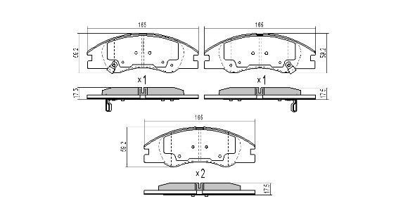 Brake Pad Set, disc brake