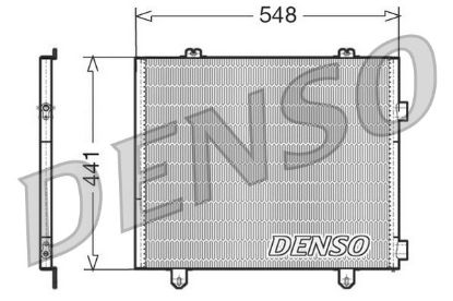 Condenser, air conditioning RENAULT Mascott