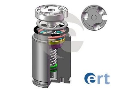 Piston, brake caliper