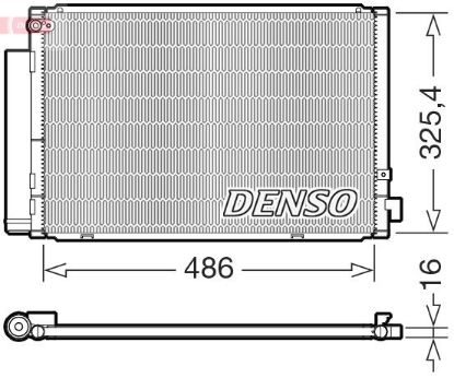 Condenser, air conditioning Toyota
