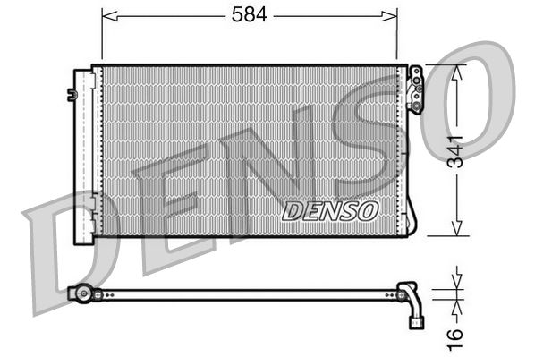Condenser, air conditioning BMW 1 E81-E82-E87-E88 / 3 E9