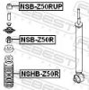 Spacer Bush, shock absorber NISSAN 56217-CA000