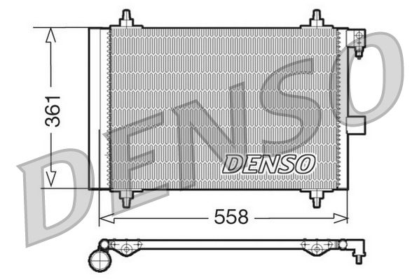 Condenser, air conditioning PEUGEOT 406 - 407 - 607 / C