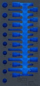 Pull-Out Compartment, drawer (tool trolley) Tool Tray 1/3 | empty | for BGS 4116