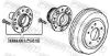 Wheel Stud HONDA 90113-SA0-006