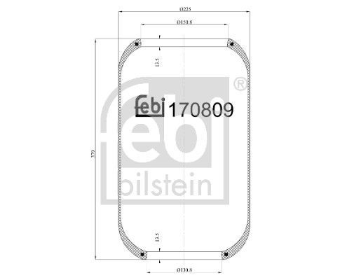 Bellow, air suspension Volvo Lkw 70377054