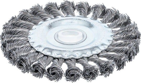 Round Brush, angle grinder Wire Brush, Diameter 125 mm