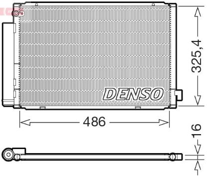 Condenser, air conditioning Toyota