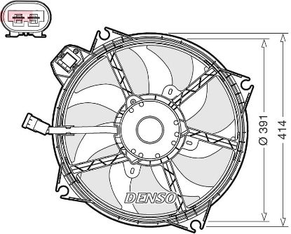 Fan, engine cooling Renault