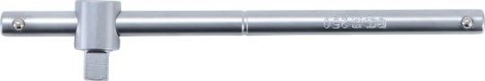Square Drive Handle Sliding T-Bar, satin chrome plated, 12,5 (1/2)