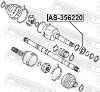 Bearing, drive shaft MB A4159810025, NISSAN 39774-JA01A, RENAULT 397743