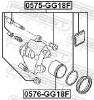 Piston, brake caliper MAZDA GJ6A-33-61XA