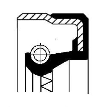Shaft Seal, transfer case DEUTZ 04322445