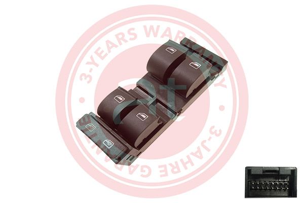 Switch, window regulator VAG