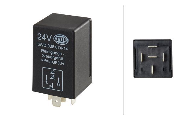 Relay, headlight cleaning