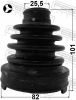 Bellow, drive shaft TOYOTA 04438-08030