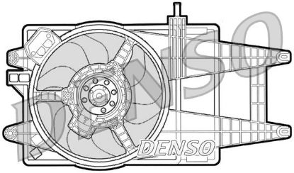Fan, engine cooling FIAT Idea / Punto (03-) LANC