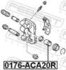 Piston, brake caliper CHERY T113502060, TOYOTA 47731-42020