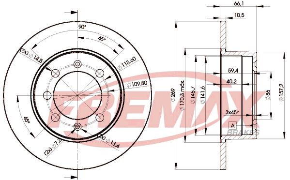Brake Disc Saab 99 esi