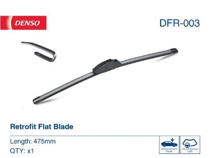 Wiper Blade DENSO FLAT RETROFIT 475mm