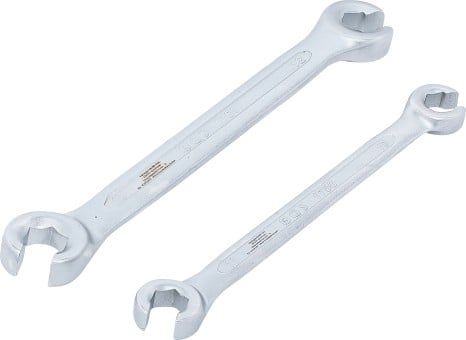 Double Ring Spanner Set Flare Nut Wrenches, 2-piece Set, 10x11+12x13 mm