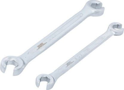 Double Ring Spanner Set Flare Nut Wrenches, 2-piece Set, 10x11+12x13 mm