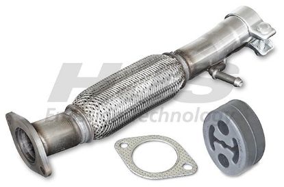 Repair Pipe, centre muffler Fiat 500 1.4 (312)