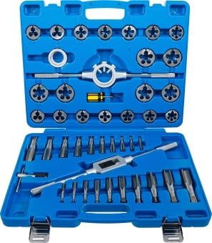 Thread Cutter Set 45-piece Tap and Die Set, Tungsten Steel