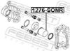Piston, brake caliper HYUNDAI 58235-37000, KIA 58235-37000