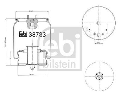 Bellow, air suspension Volvo Lkw 20573312