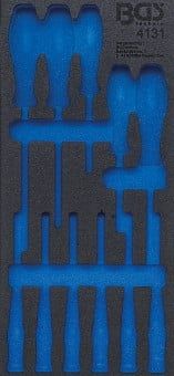 Pull-Out Compartment, drawer (tool trolley) Workshop trolley tray 1/3, empty: Screwdriver set