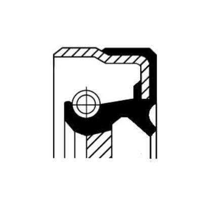 Shaft Seal, manual transmission MB 0119971447