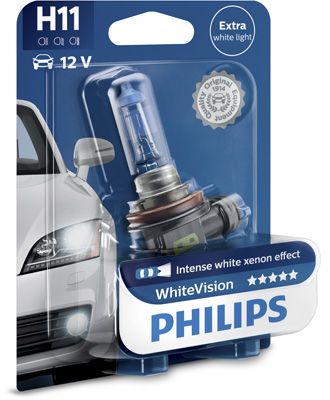 Bulb, spotlight H11 WhiteVision 1tk