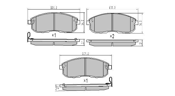 Brake Pad Set, disc brake
