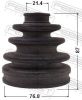 Bellow, drive shaft MITSUBISHI MB526912, TOYOTA 04438-10110